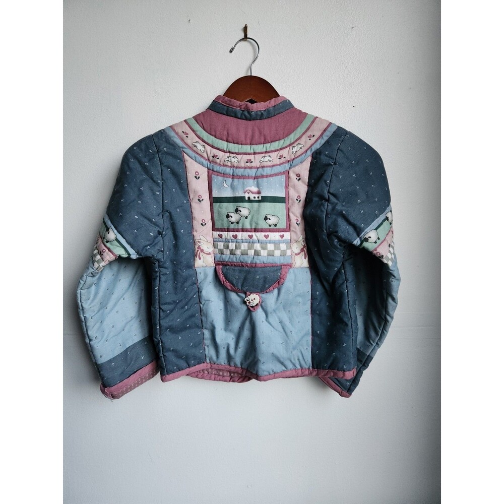 Vintage Daisy Kingdom Beatrix Potter Quilted Jacket | Cottagecore Prairie Kids - Picture 2 of 11